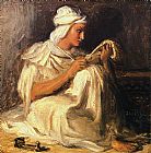Theodore Chasseriau Young Teleb Seated painting